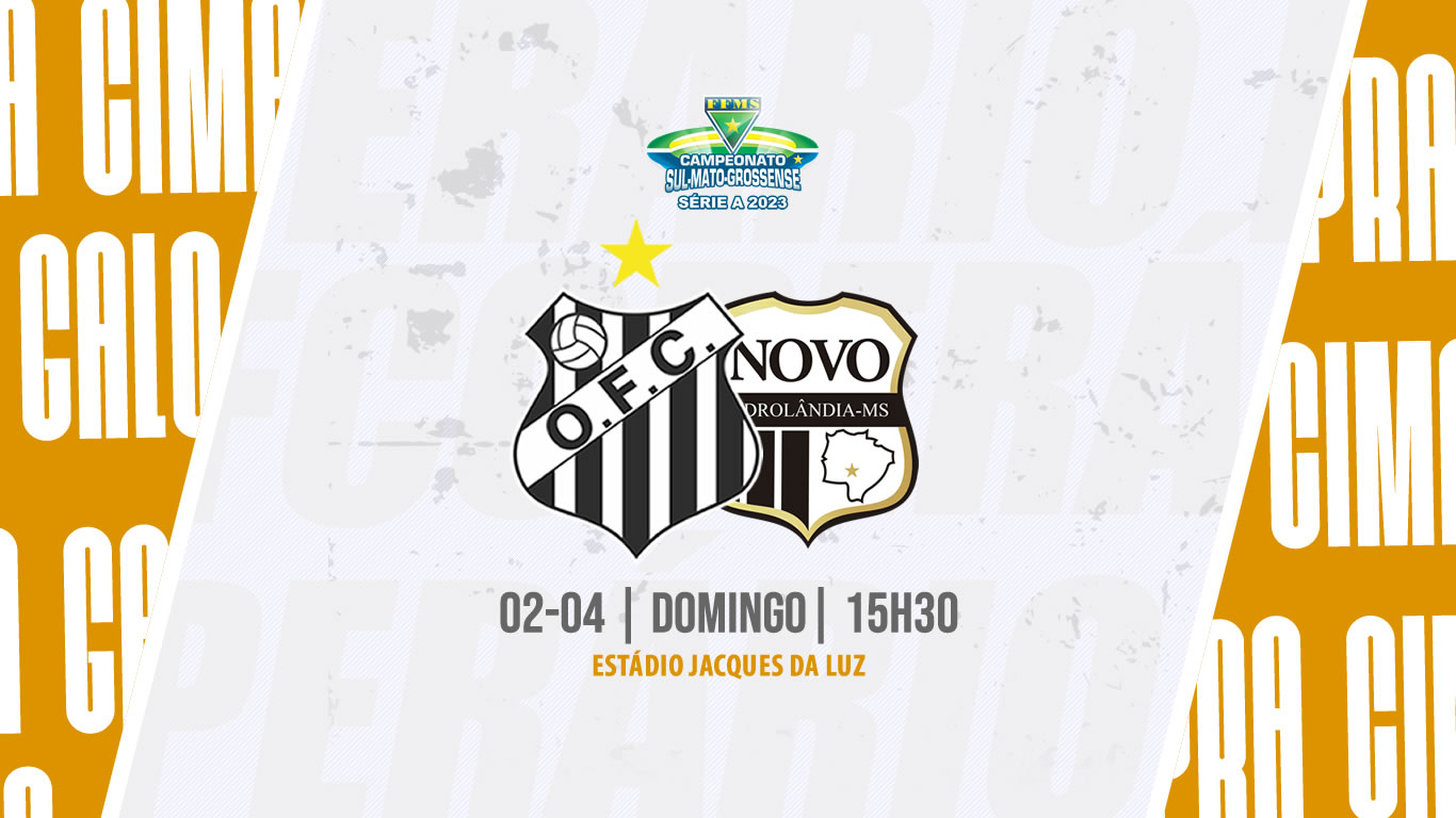 02/04/2023 Operário x Novo Quartas de Finais Campeonato SulMatoGrossense 2023 Jogo 02