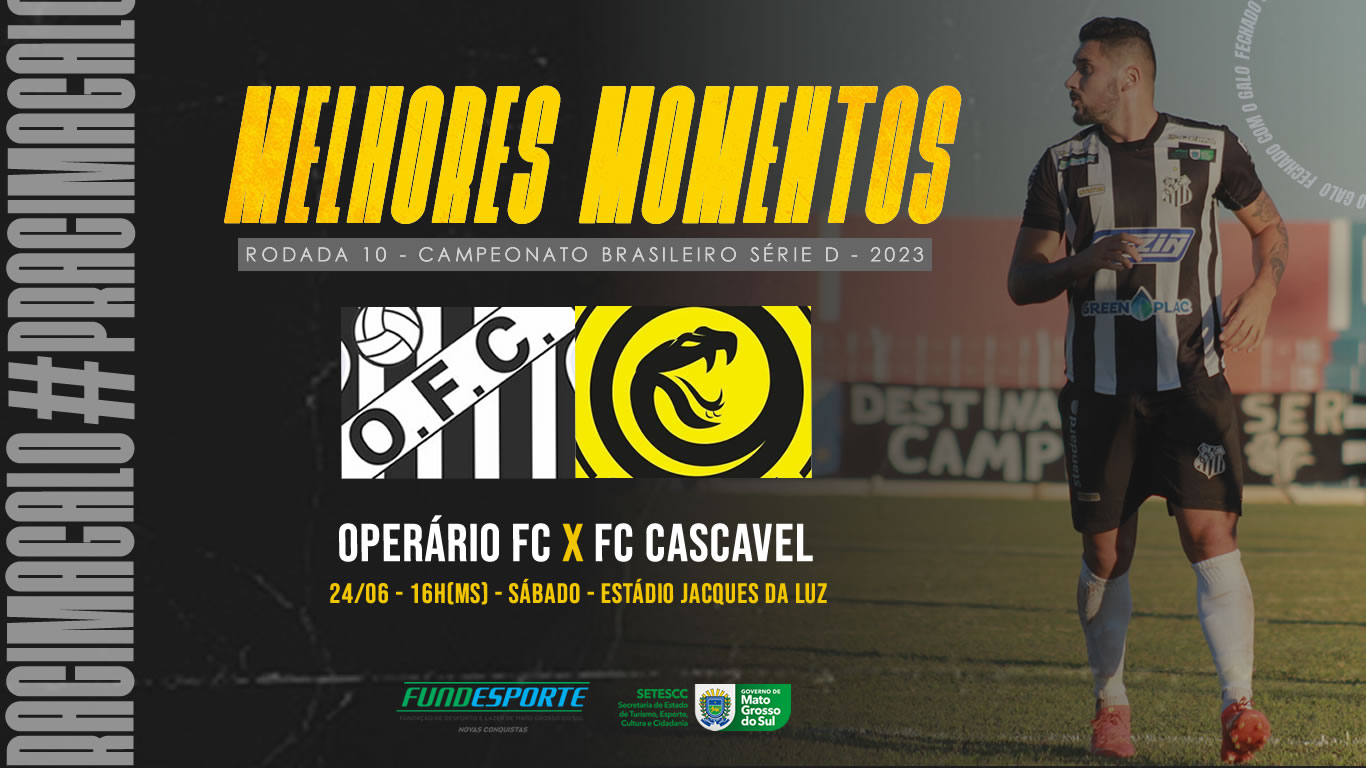 Melhores Momentos Oper Rio X Cascavel Brasileiro S Rie D Oper Rio Futebol